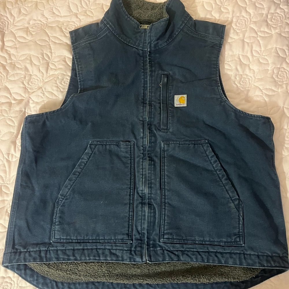 Carhartt Dark Blue Loose Fit Vest